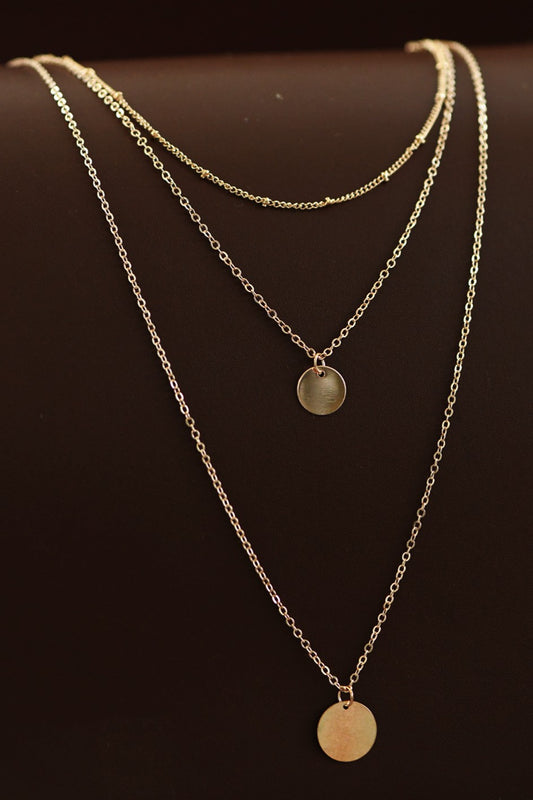 Layered Necklace (Gold-Plated)