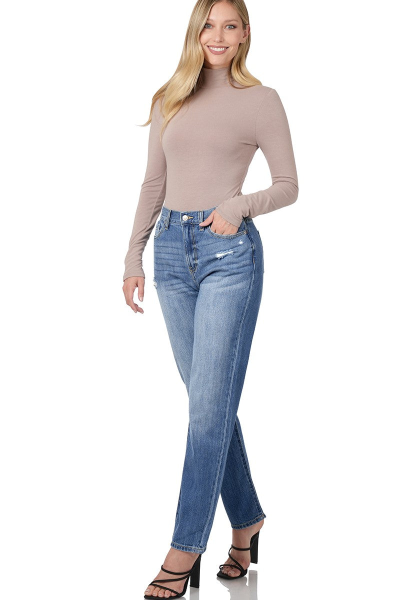 High Rise Mom Jeans