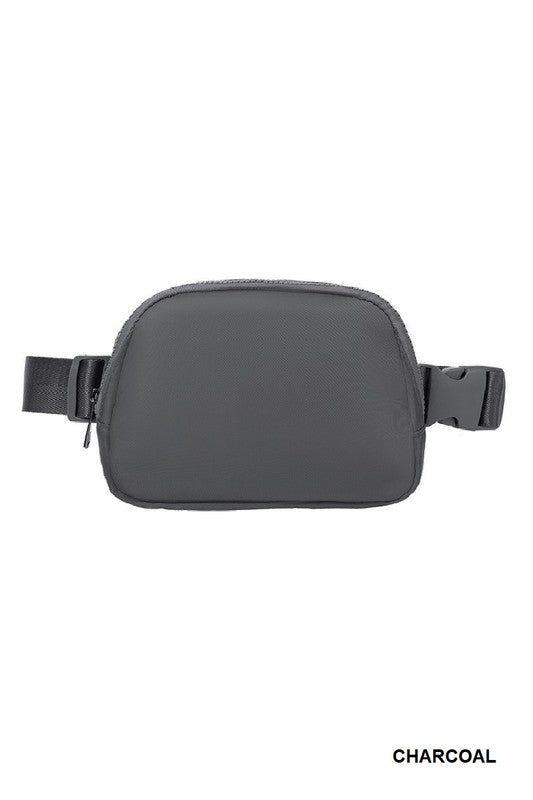 Charcoal Everywhere Cross Body Fanny Pack Belt Bag